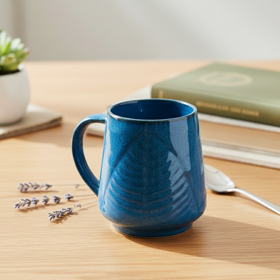 Diamond Shape Leaf Mug