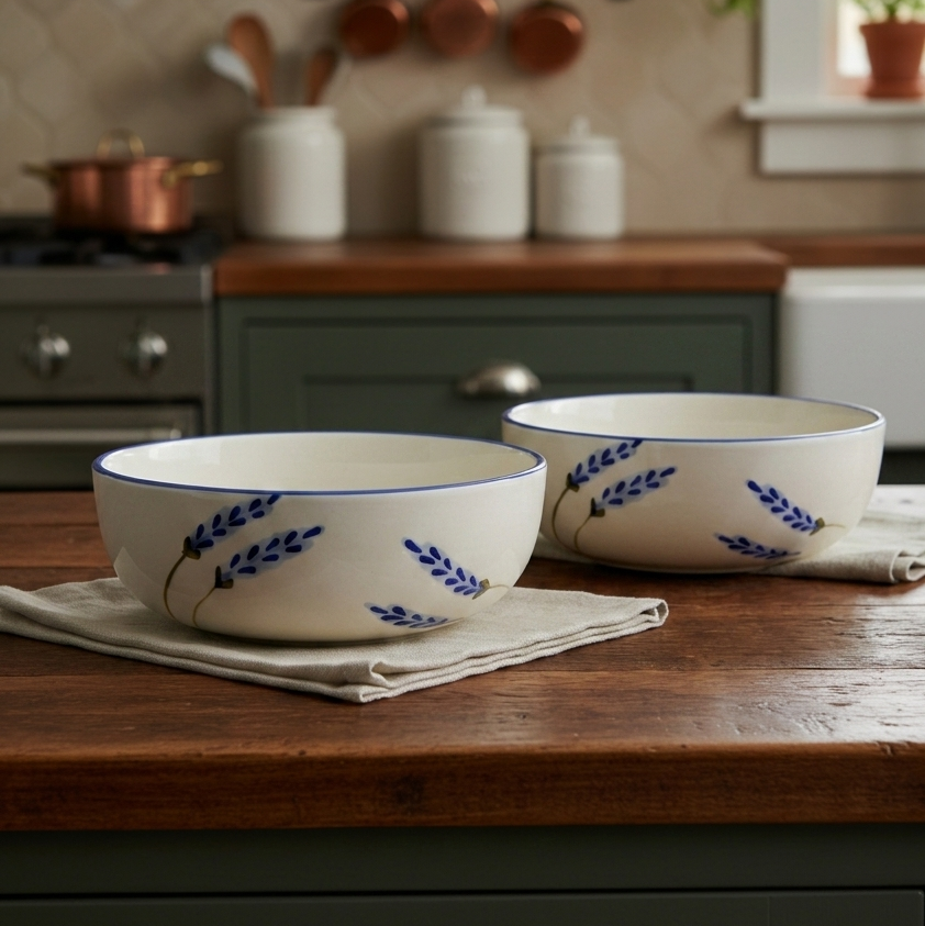 Lavender Serving Bowl (Set of 2)